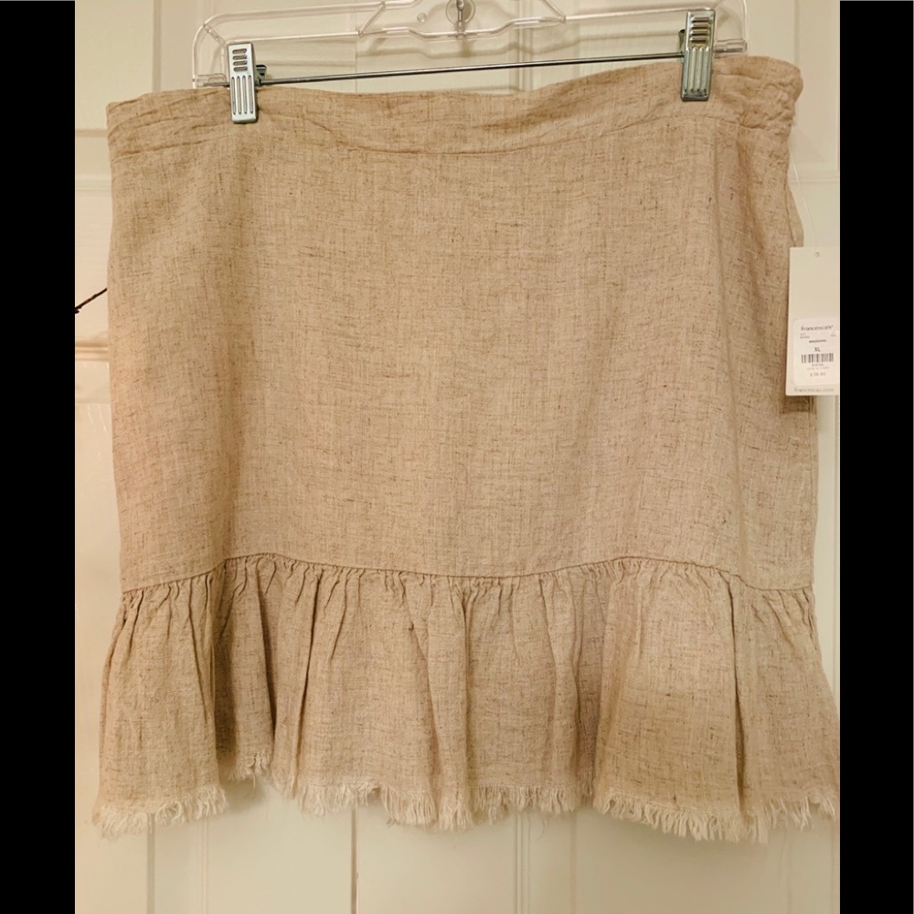 Francescas fringed skirt.